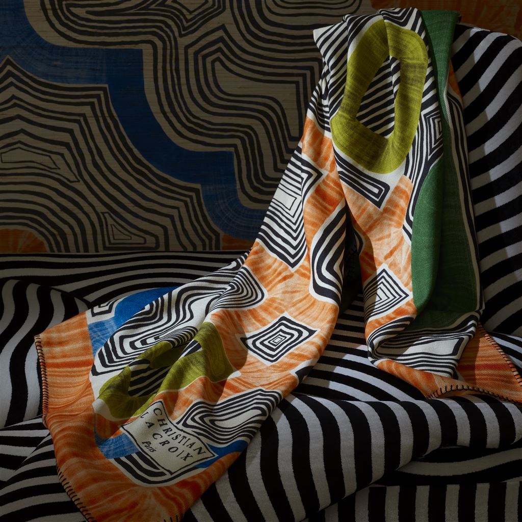 Merino-Wolle Decke CYPRES von Christian Lacroix