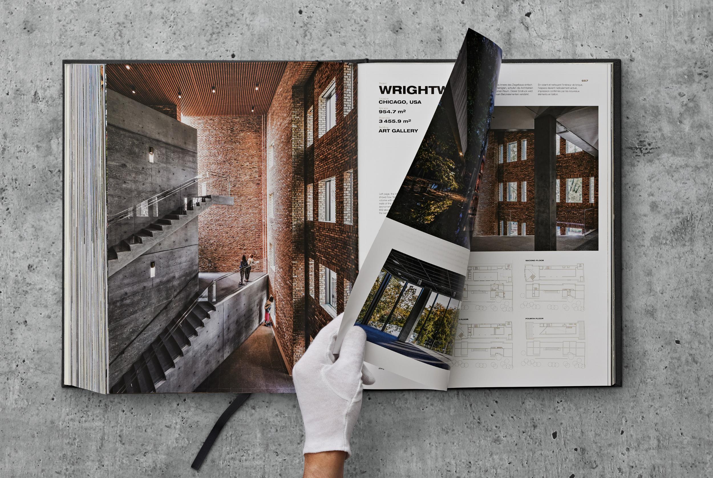 Buch zur Architektur von Tadao Ando mit Bauwerken aus Beton, Licht und Raum