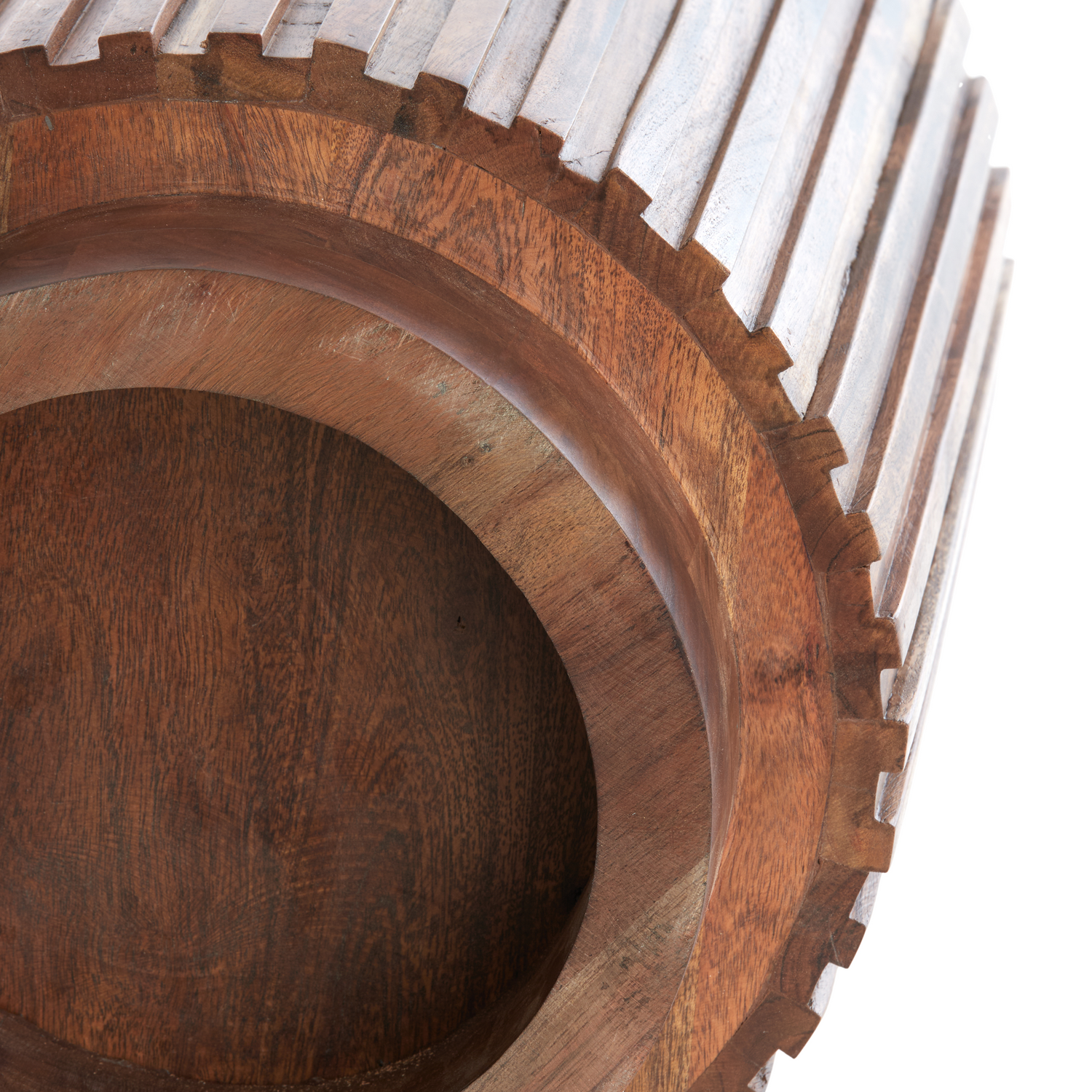 Runder Beistelltisch KIYOSE aus Akazienholz