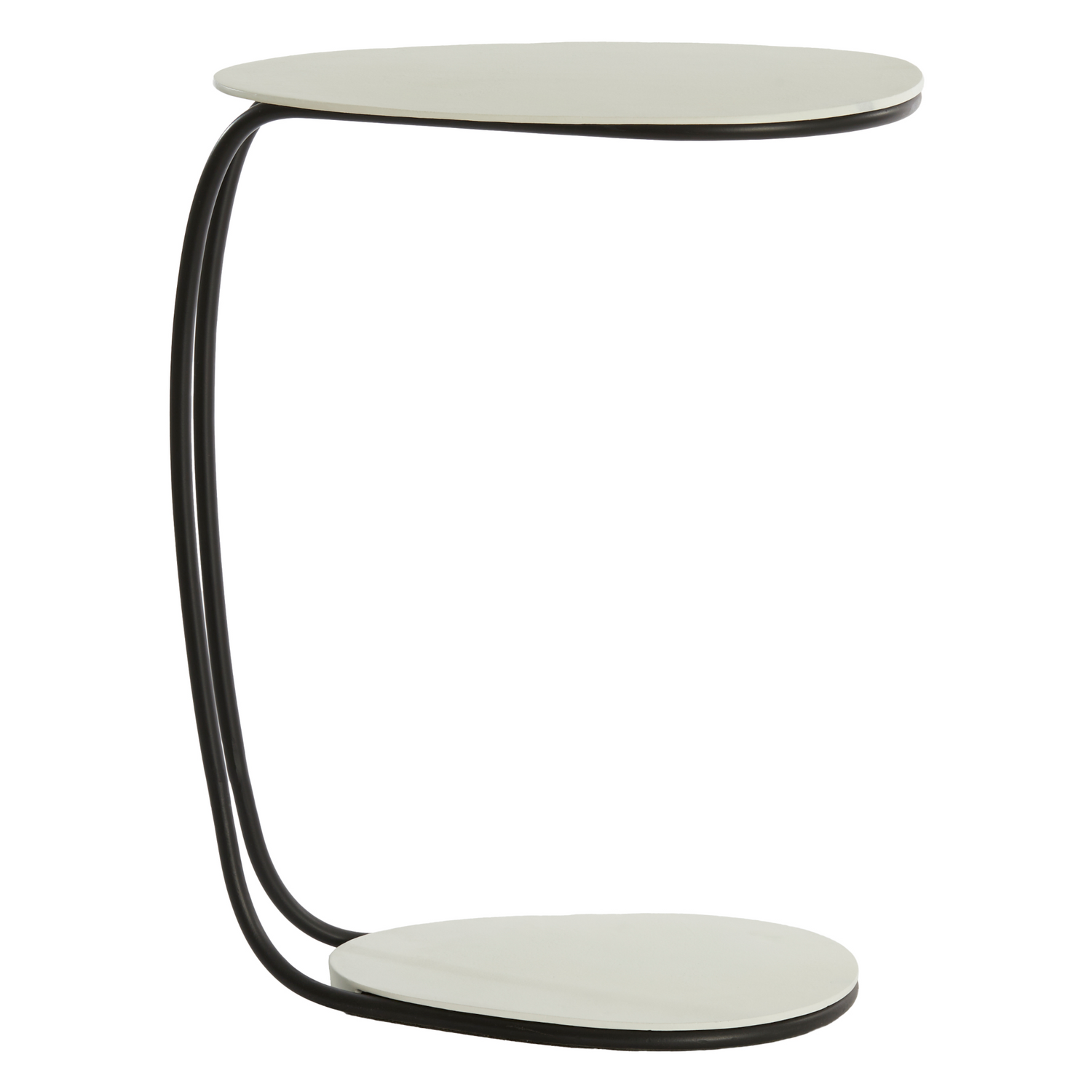 Ovaler Beistelltisch Marsh aus Metall