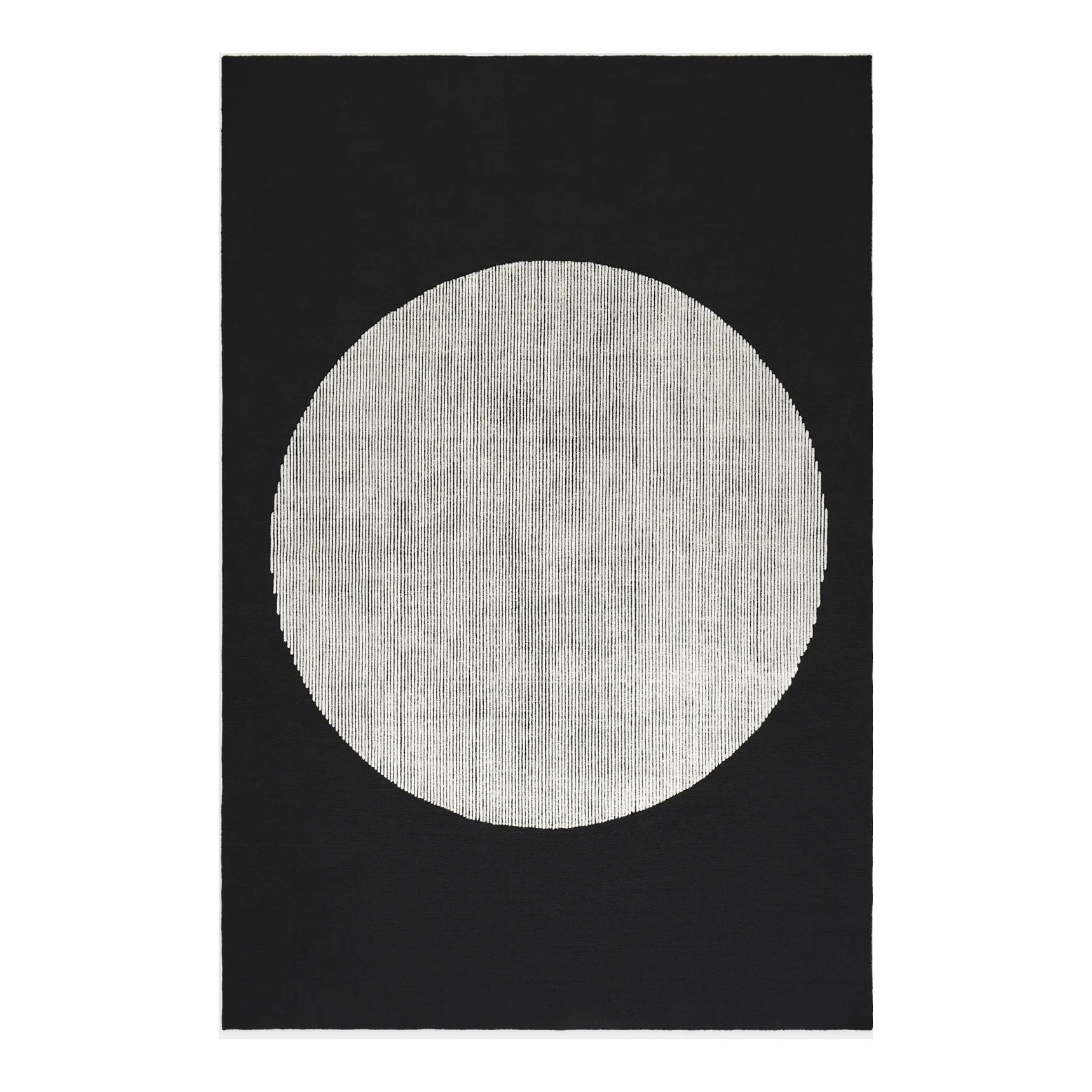 Disc Rug Handcrafted Wool handgefertigter Teppich aus Naturwolle gefertigt von erfahrenen Handwerkern für Designerwohnungen
