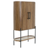 Schrank DUMOSI XL aus Mangoholz in Dunkelbraun von Light & Living