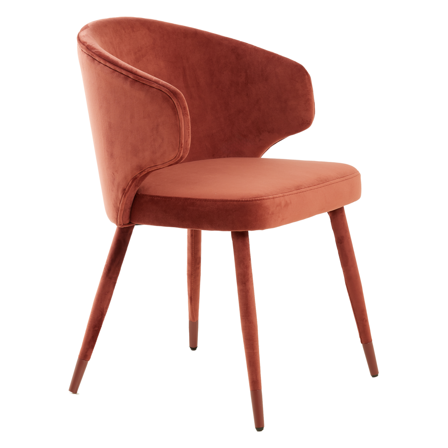 Esszimmerstuhl KOSAKA in Burgund von Light & Living