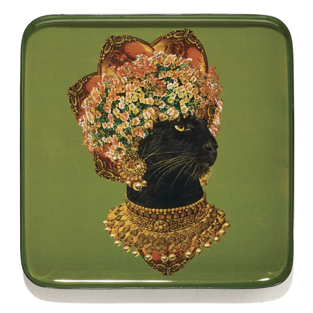 Gangzai Baghera Ablageschale mit surrealem Motiv