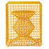 Pols Potten Wire Zig Zag Hocker in Gelb