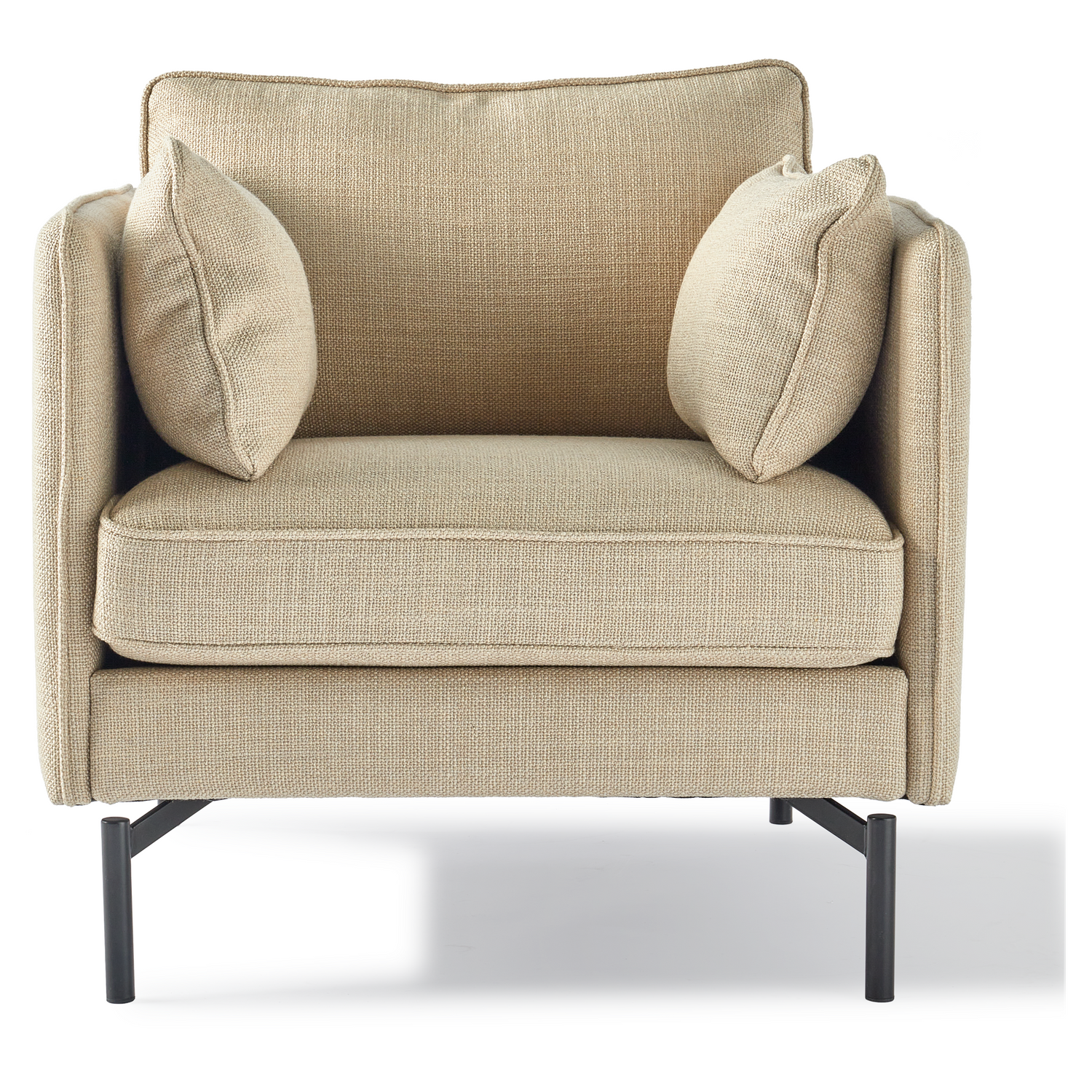 Vorderansicht des Pols Potten PPno.2 Fautueil in Beige