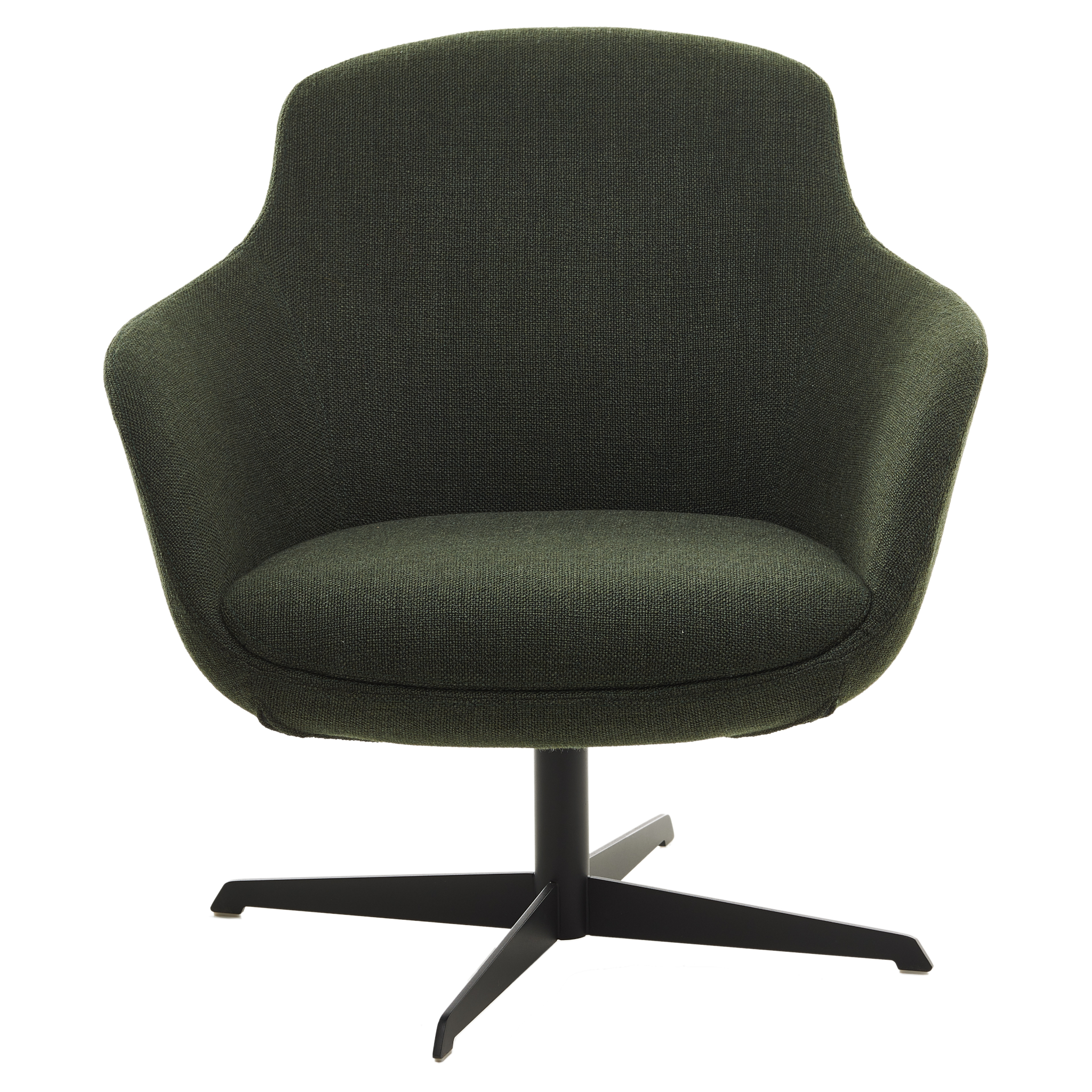 Pols Potten Spock Swivel Chair in Dunkelgrün