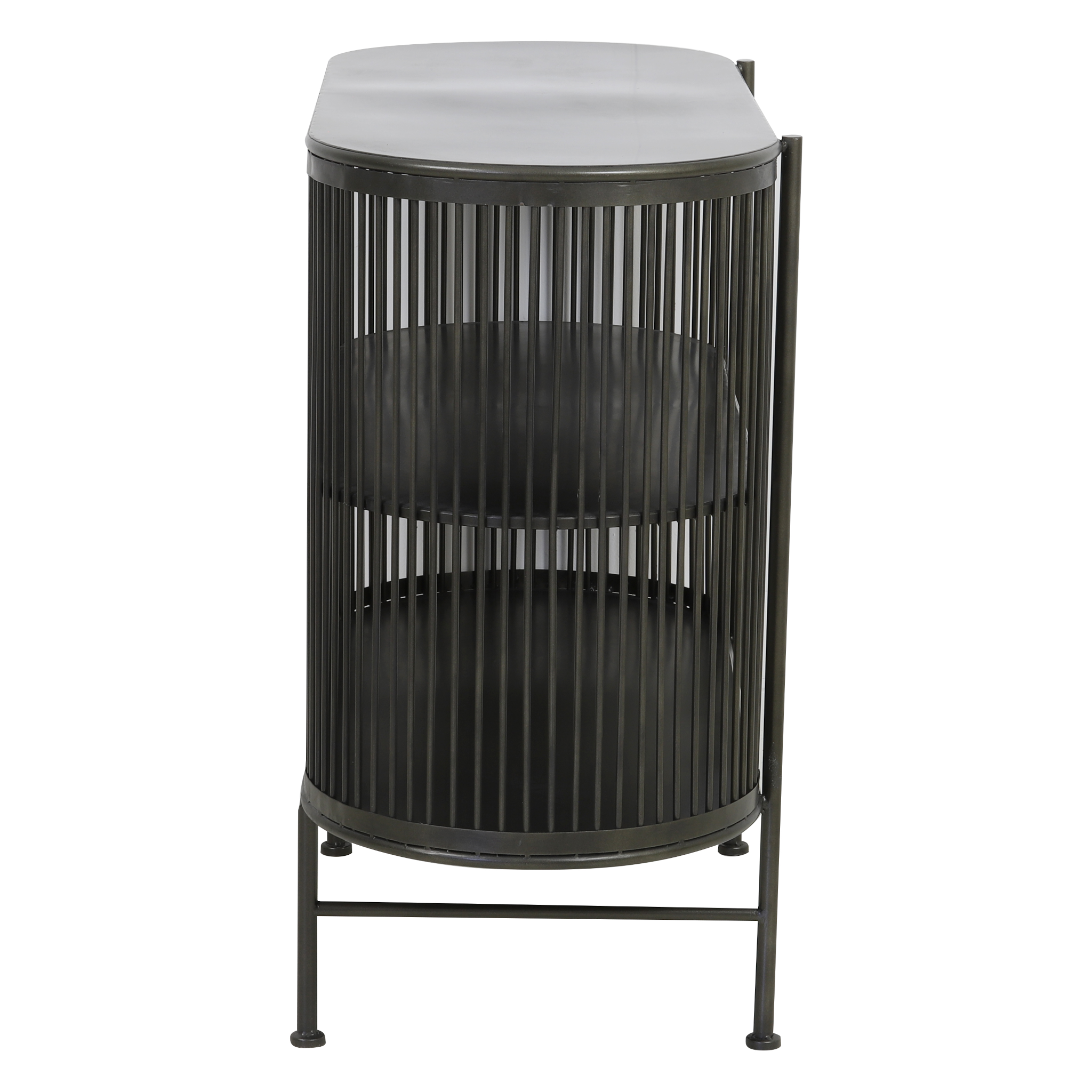 Kabinett YINTHE von Light & Living – Regal mit Gitter-Design