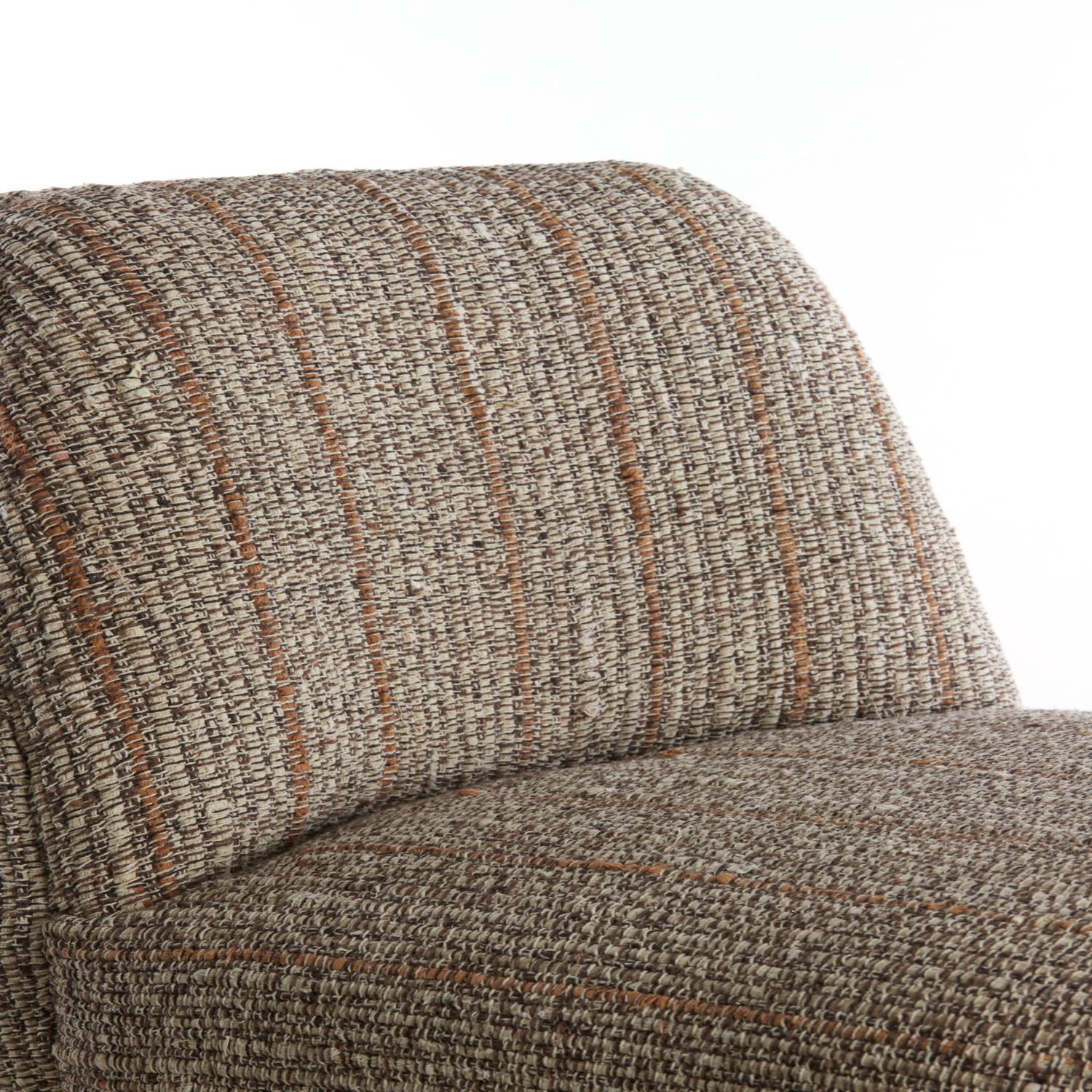 AMORI Stuhl mit Baumwollteppichbezug, stilvoller Akzent