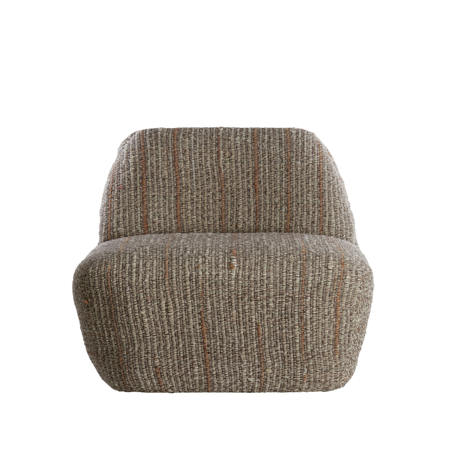 AMORI Loungesesselvon Light & Living in Braun-Terra, Vorderansicht