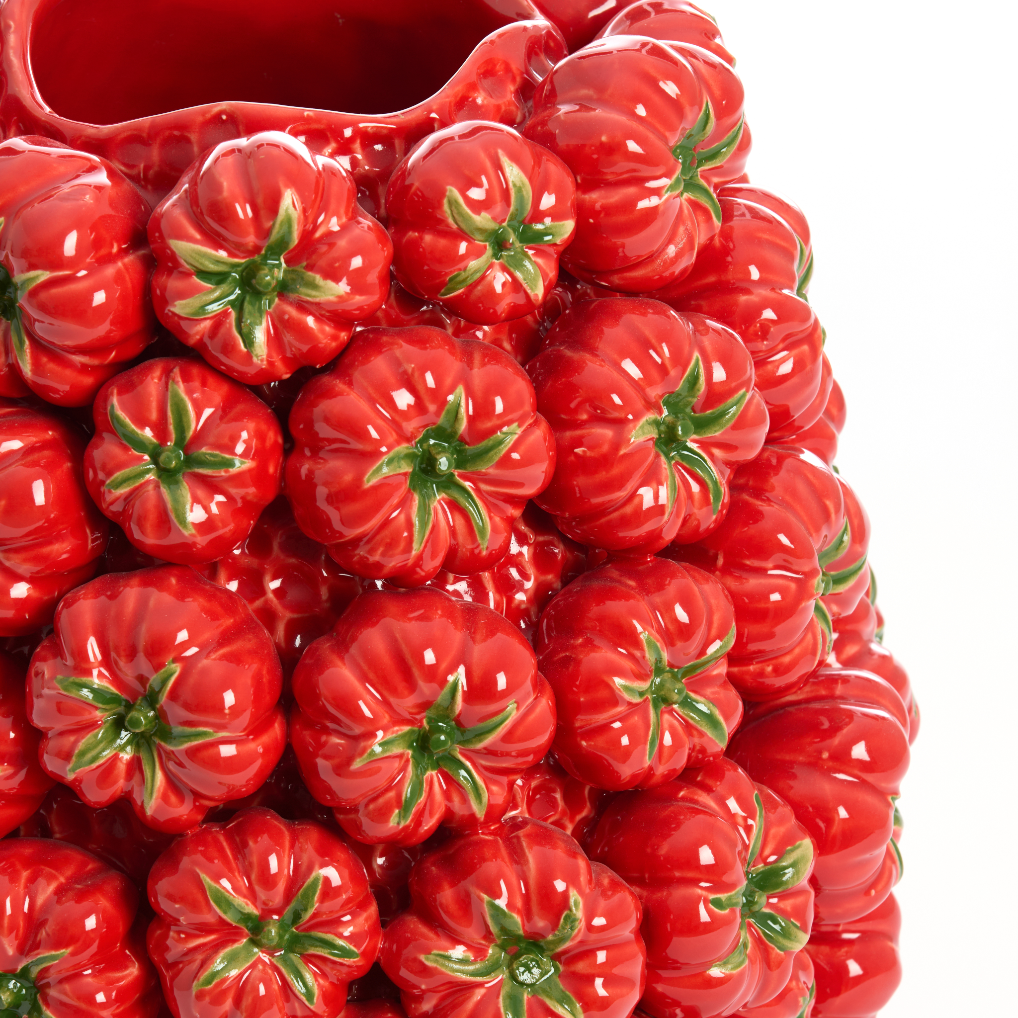 Rote Keramikvase von Light & Living