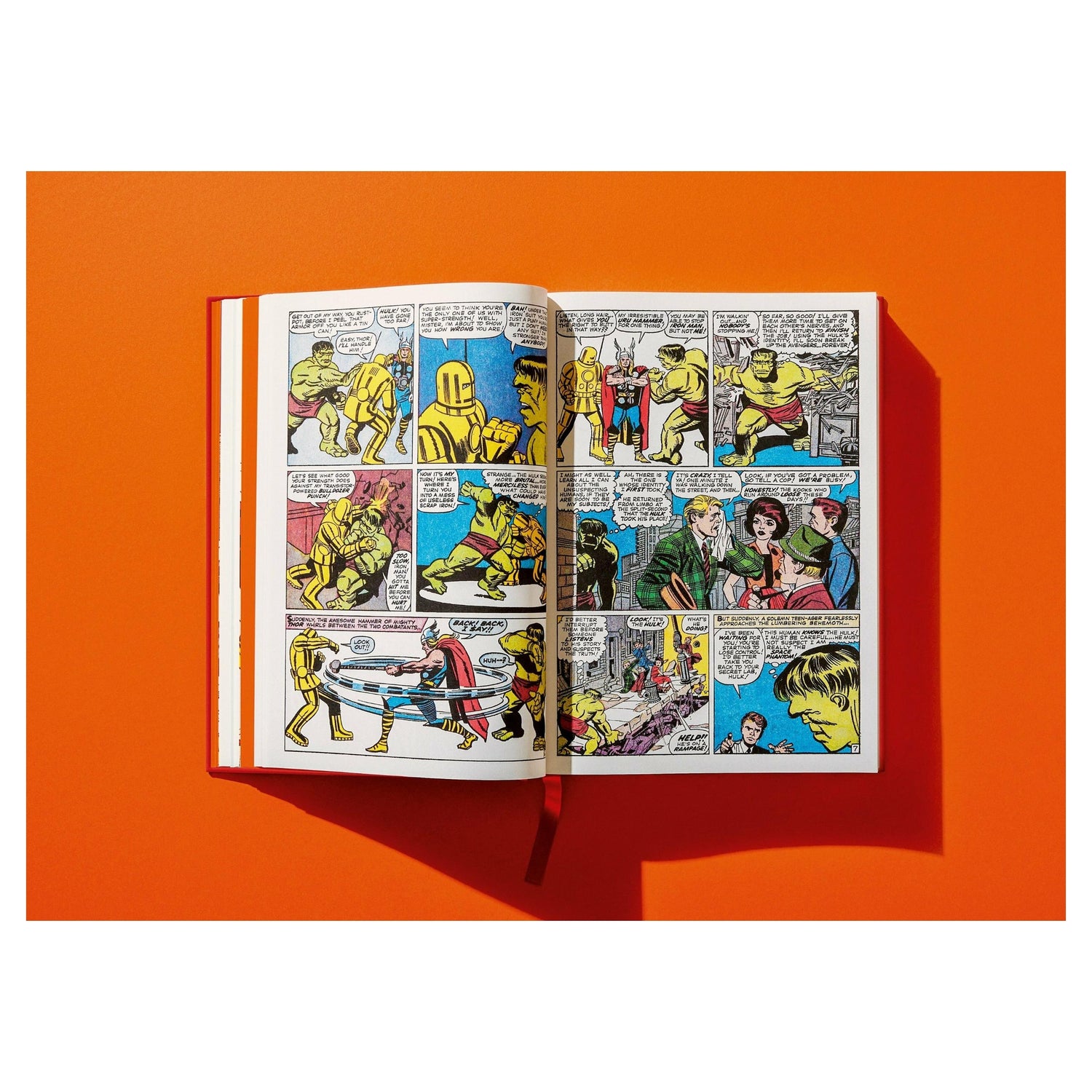 Textauszug auf Marvel-Seite mit typischer Stilistik