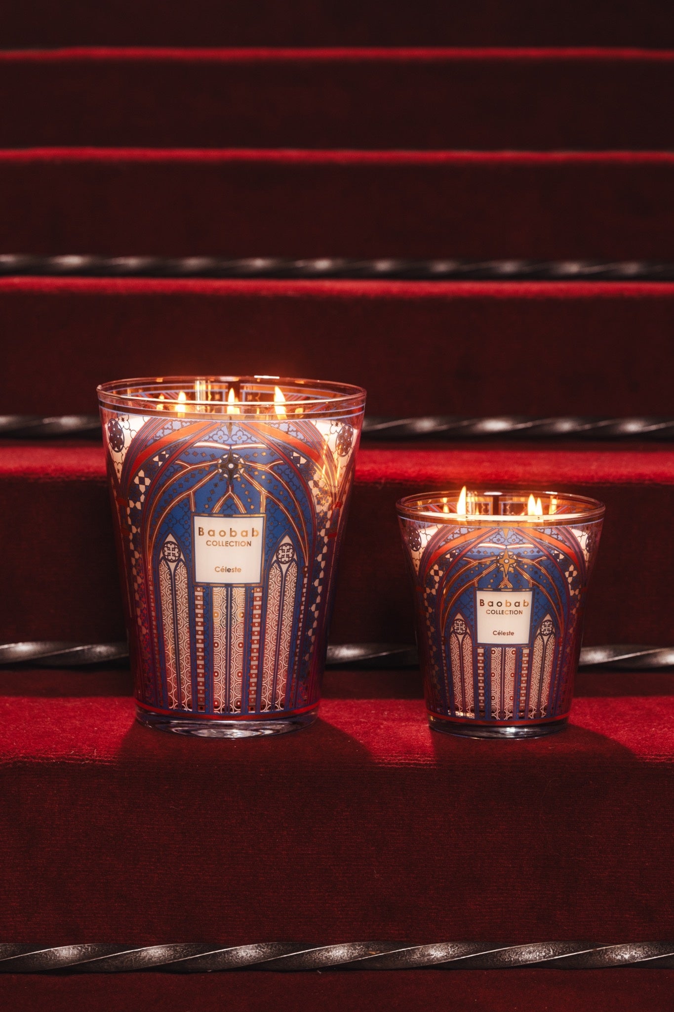 Baobab Collection Duftkerze CELESTE Max 24 und Max 16 – Weihrauch, Zedernholz & Amber