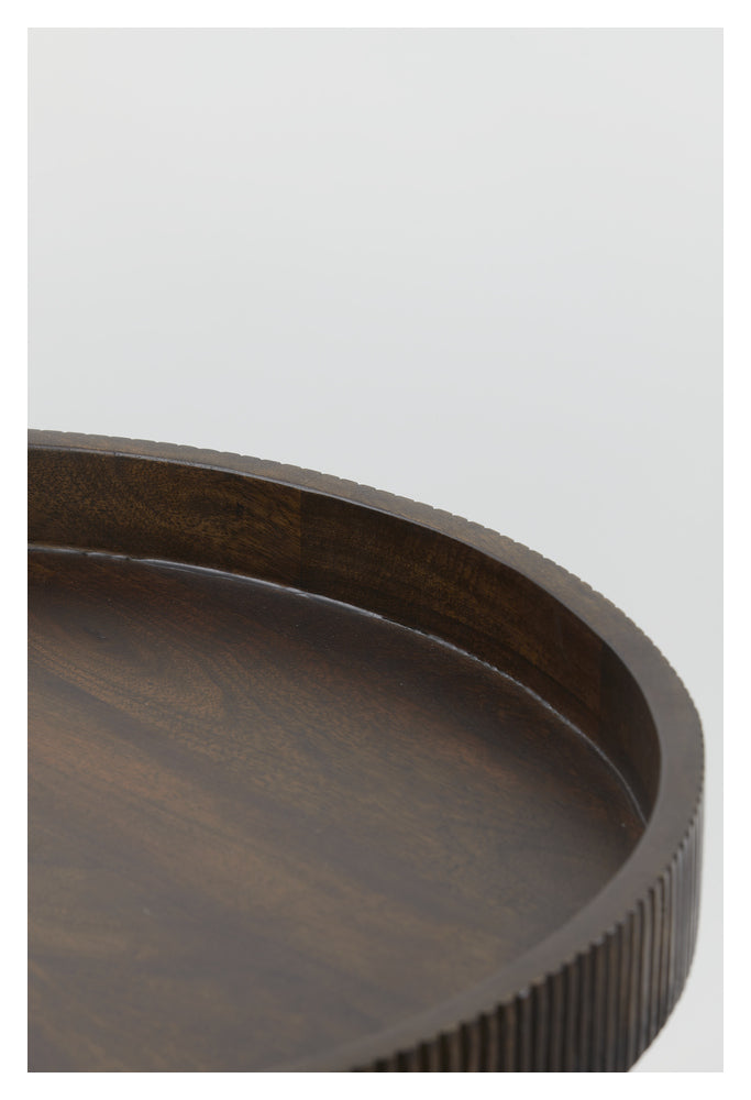 Beistelltisch KALOMO in rotbraun