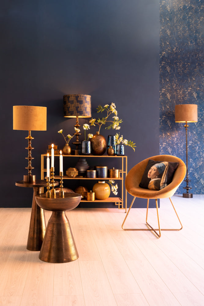 Beistelltisch PASJA Bronze antik Ø39,5x53 cm