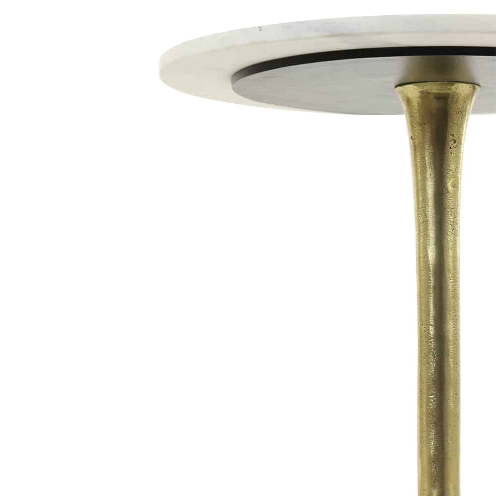 Beistelltisch RICKERD weiß antik bronze Light and Living