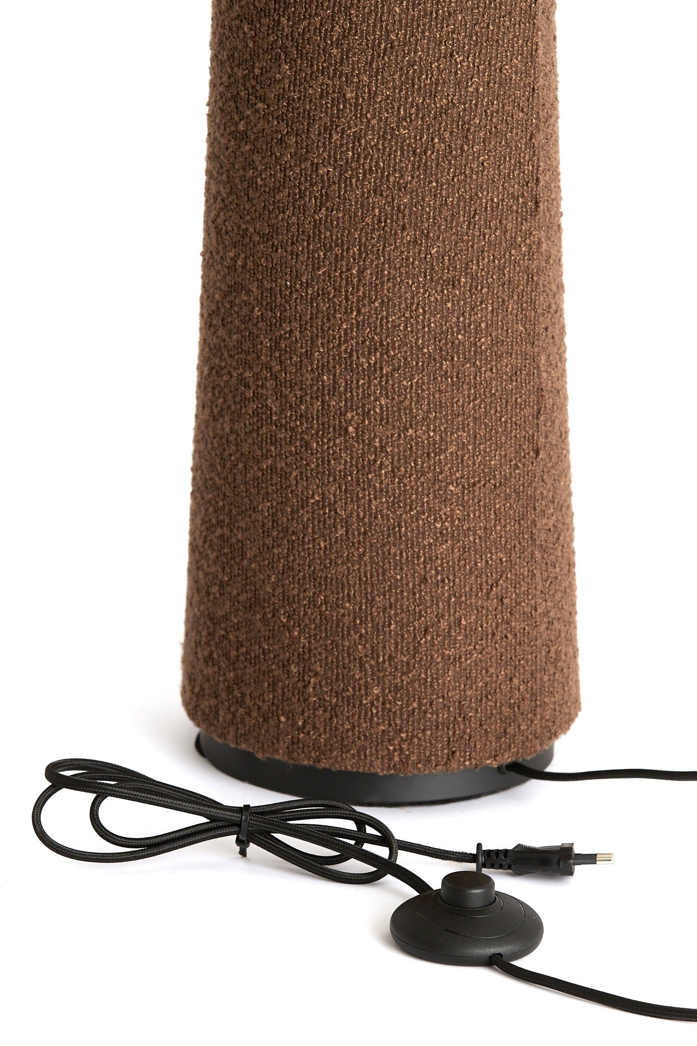 Bouclé Stehleuchte DEVIA Ø50x168 cm für Akzentbeleuchtung