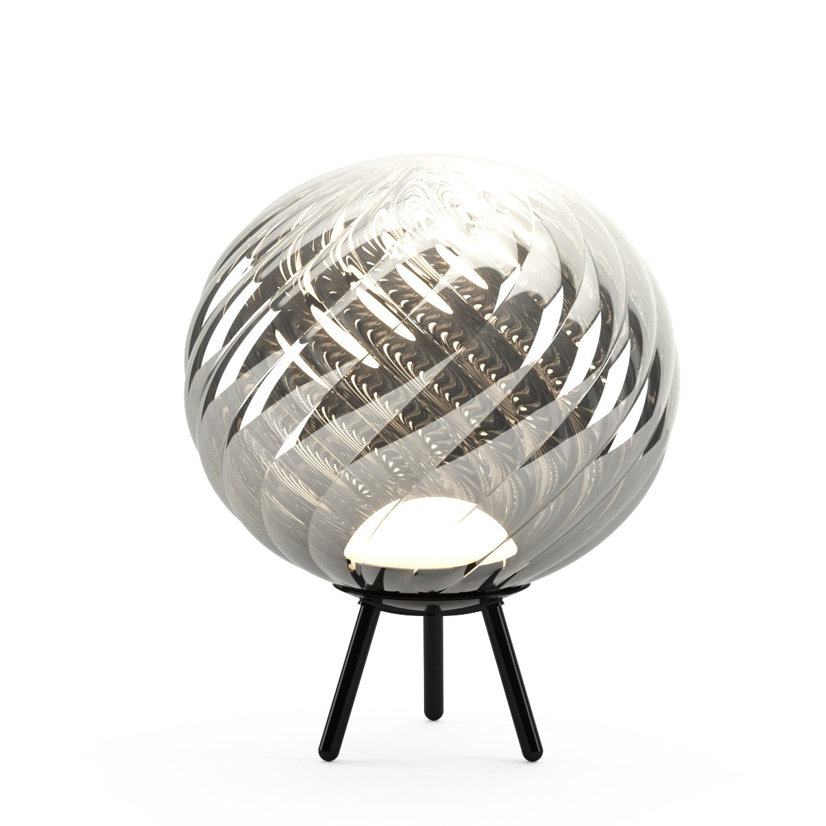 Whirl Large Portable Akku-Leuchte in Silber