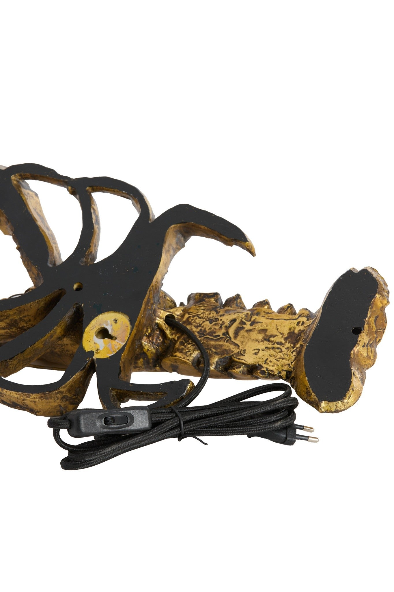 Design-Wandleuchte LOBSTER bronze für Wohnzimmer