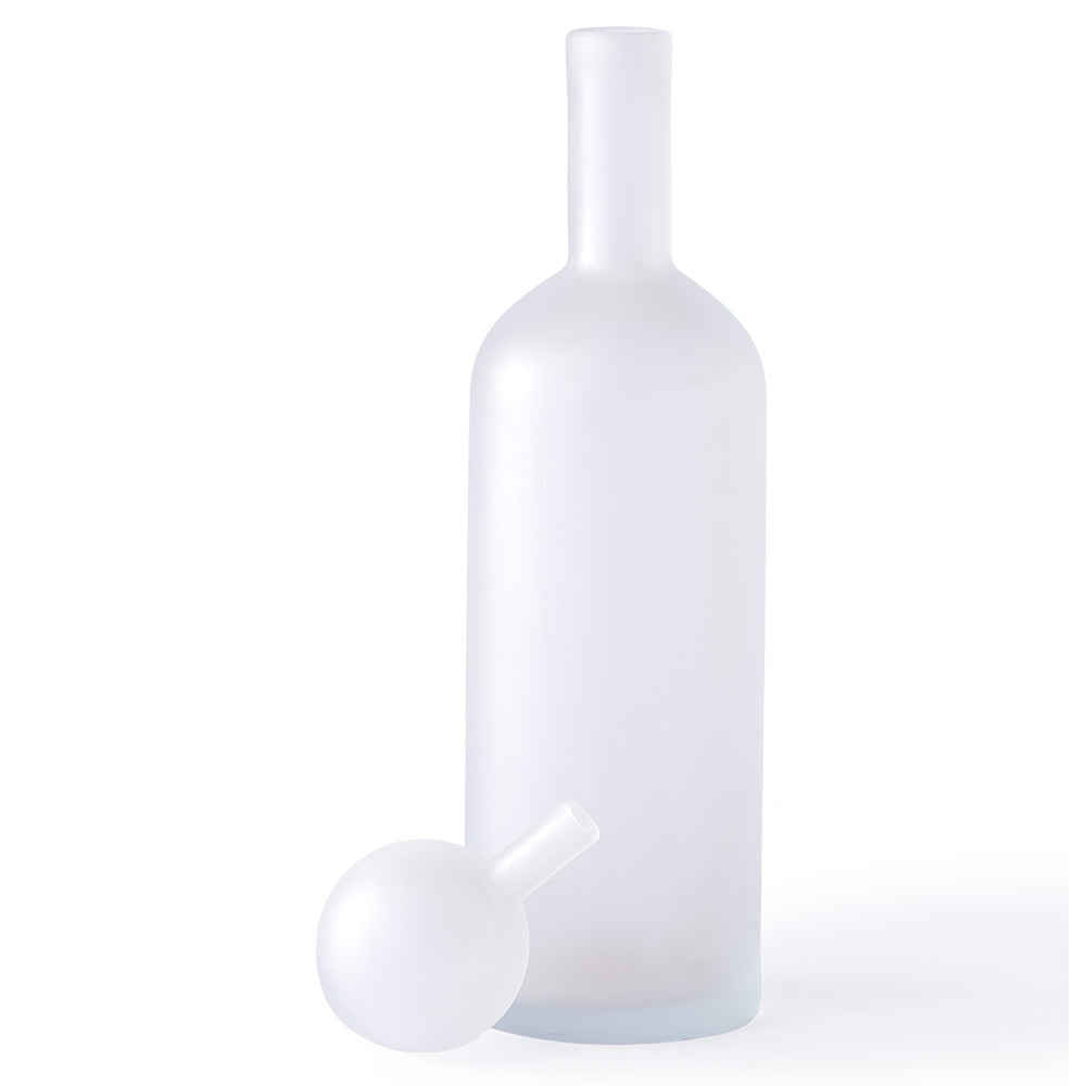Deko Glasflaschen BUBBLES AND BOTTLES in matt von Pols Potten