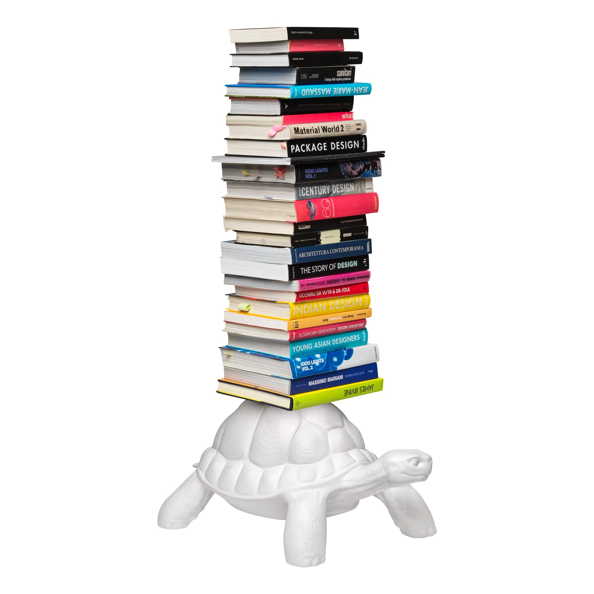 Bücherregal TURTLE CARRY in weiß von Qeeboo