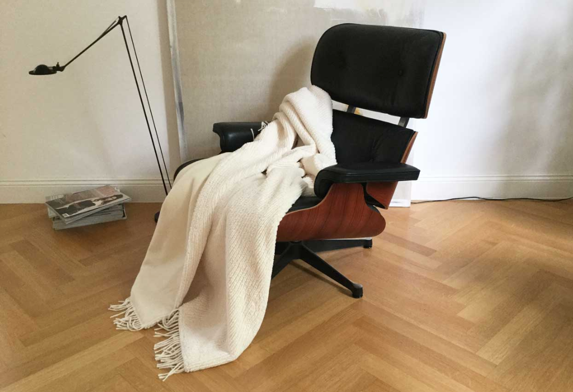 Plaid STRICKKANIN off-white