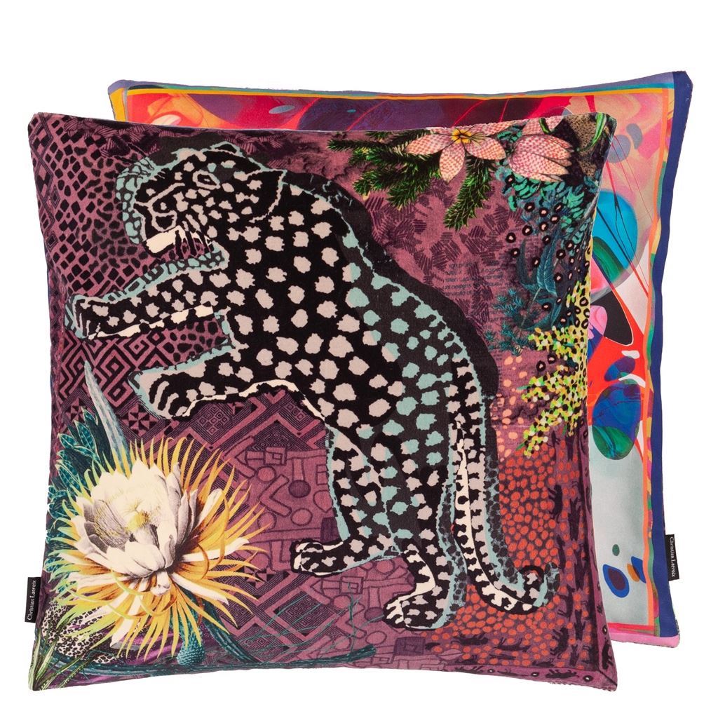 Christian Lacroix Pantera Multicolore Kissen