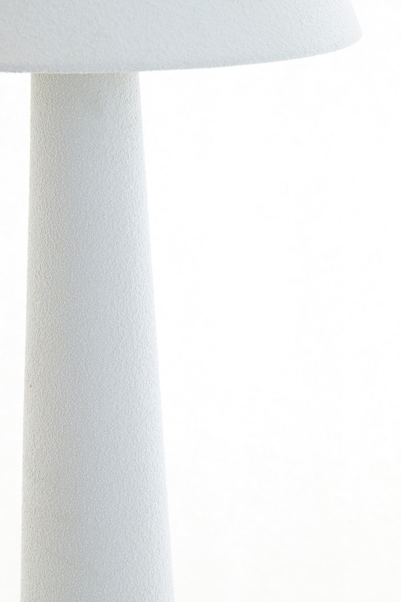 Stehleuchte Ø50x168 cm DEVIA bouclé crème für Wohnzimmer