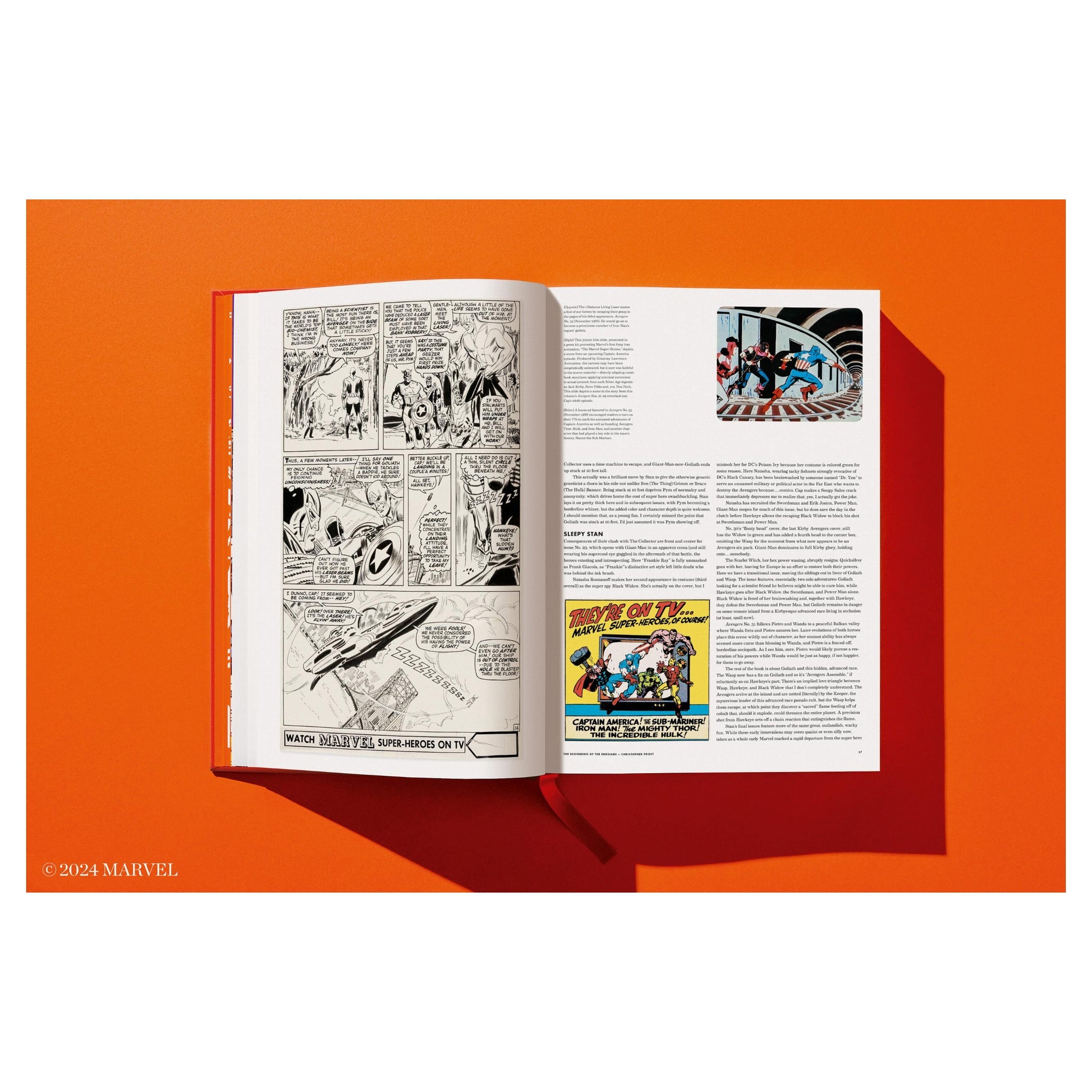 taschen marvel band mit originalseiten aus den jahren 1965–1967