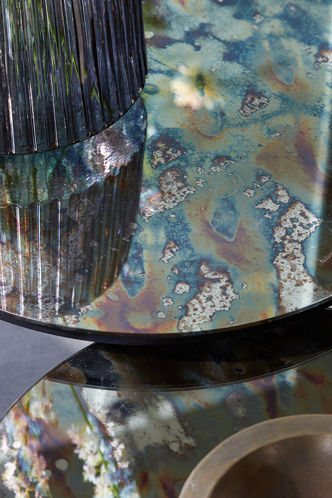 Couchtisch TABUN in antik matt-schwarz von Light & Living