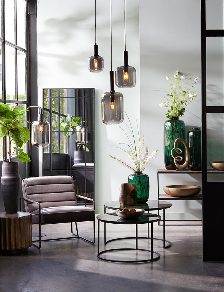 Couchtisch TABUN in antik matt-schwarz von Light & Living