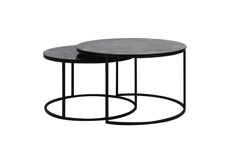 Couchtisch TABUN in antik matt-schwarz von Light & Living