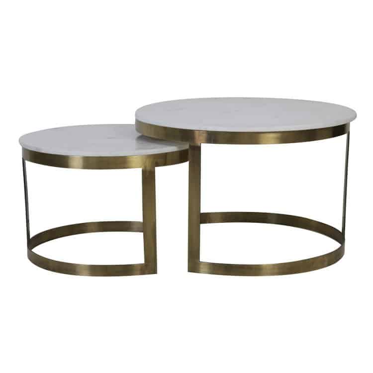 Cochtisch PERLATO Marmor Bronze