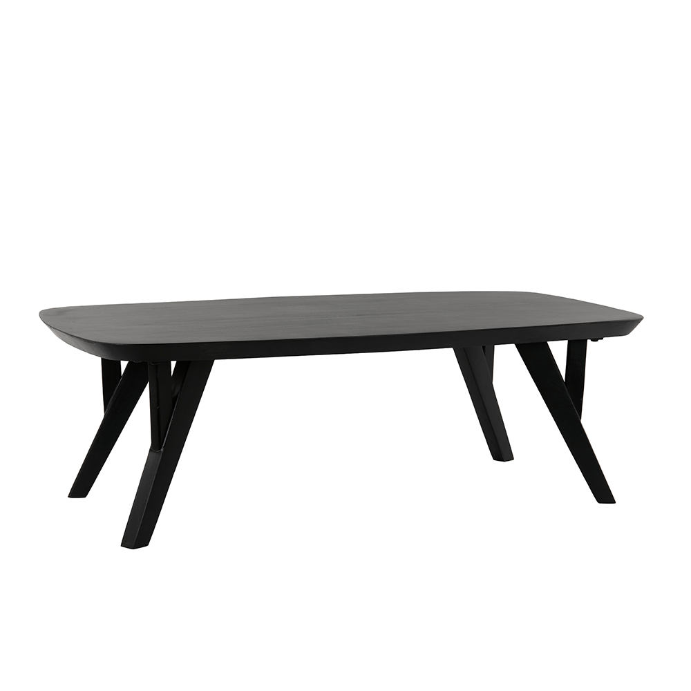 Couchtisch QUENZA Akazie Holz schwarz Light & Living