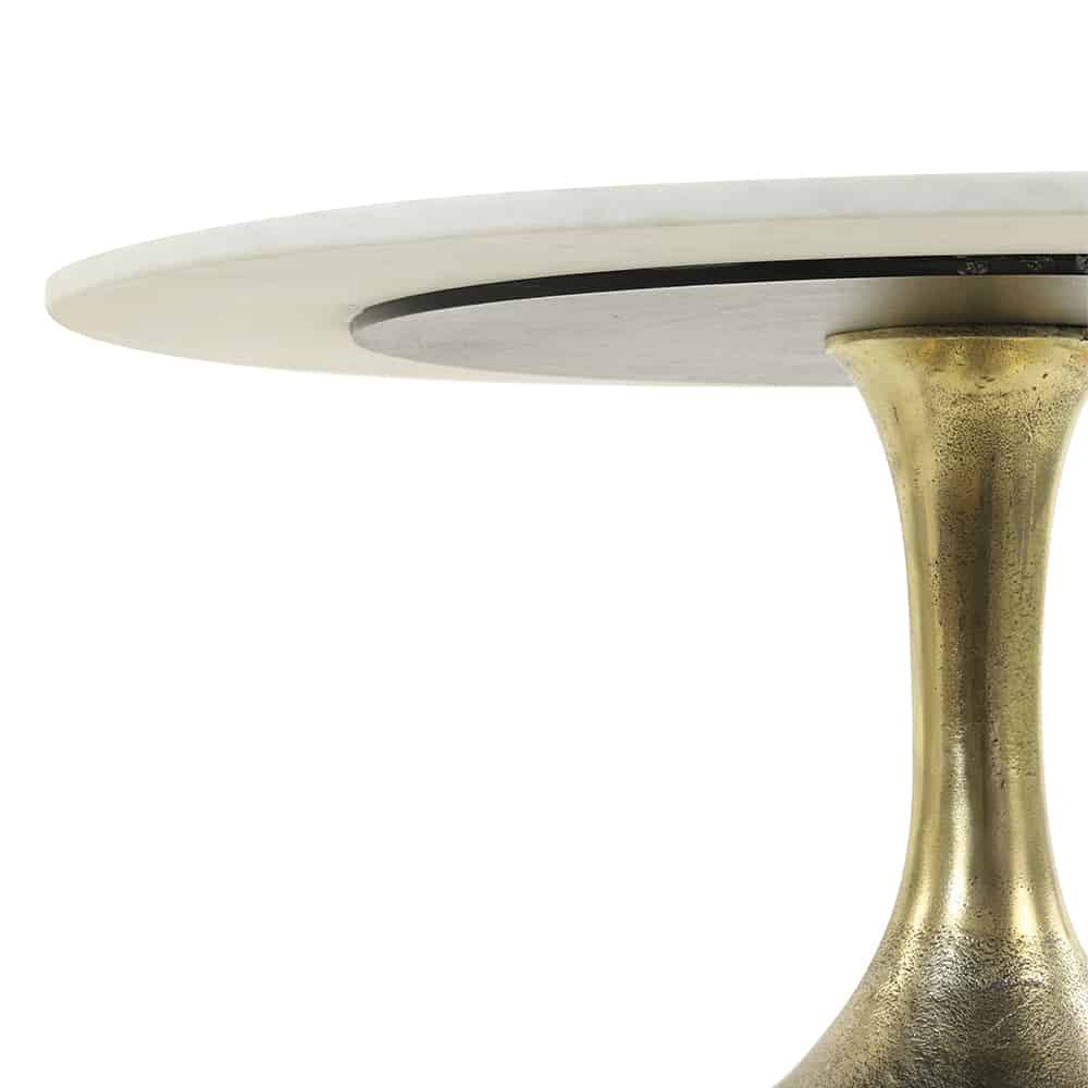 Couchtisch RICKERD weiß antik bronze Light and Living