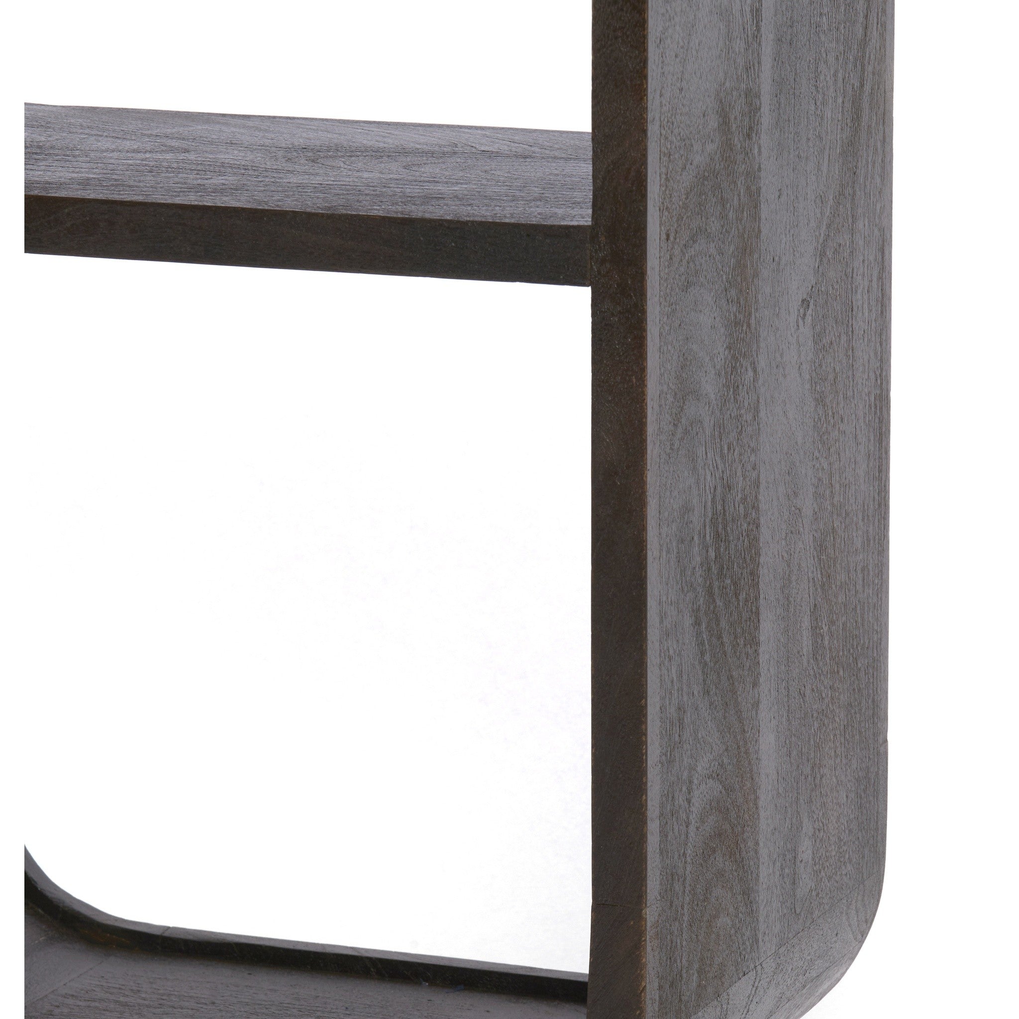 Mattes rotbraunes Highboard mit vertikaler Form