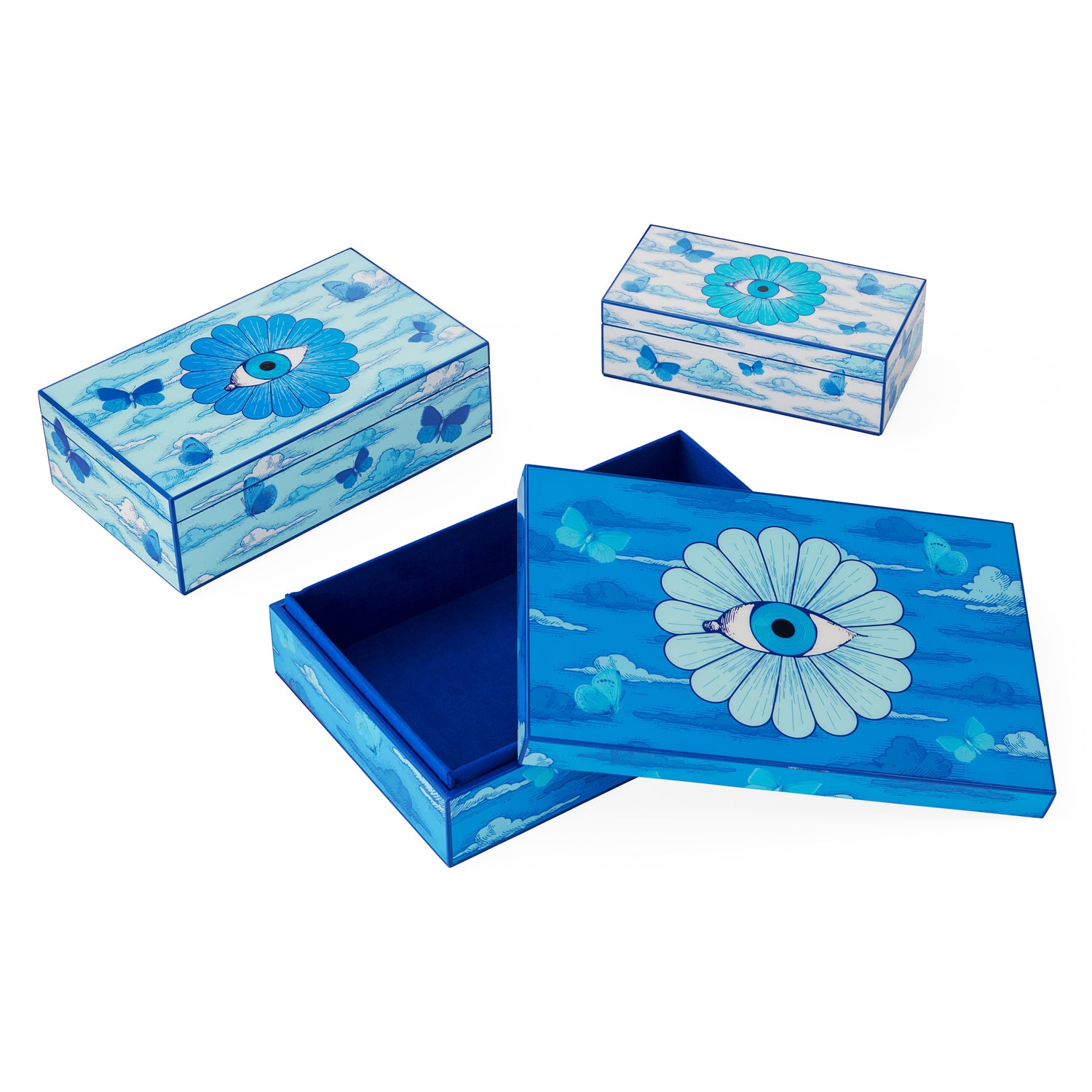 Dekorative Boxen DRUGGIST in Blauvon Jonathan Adler