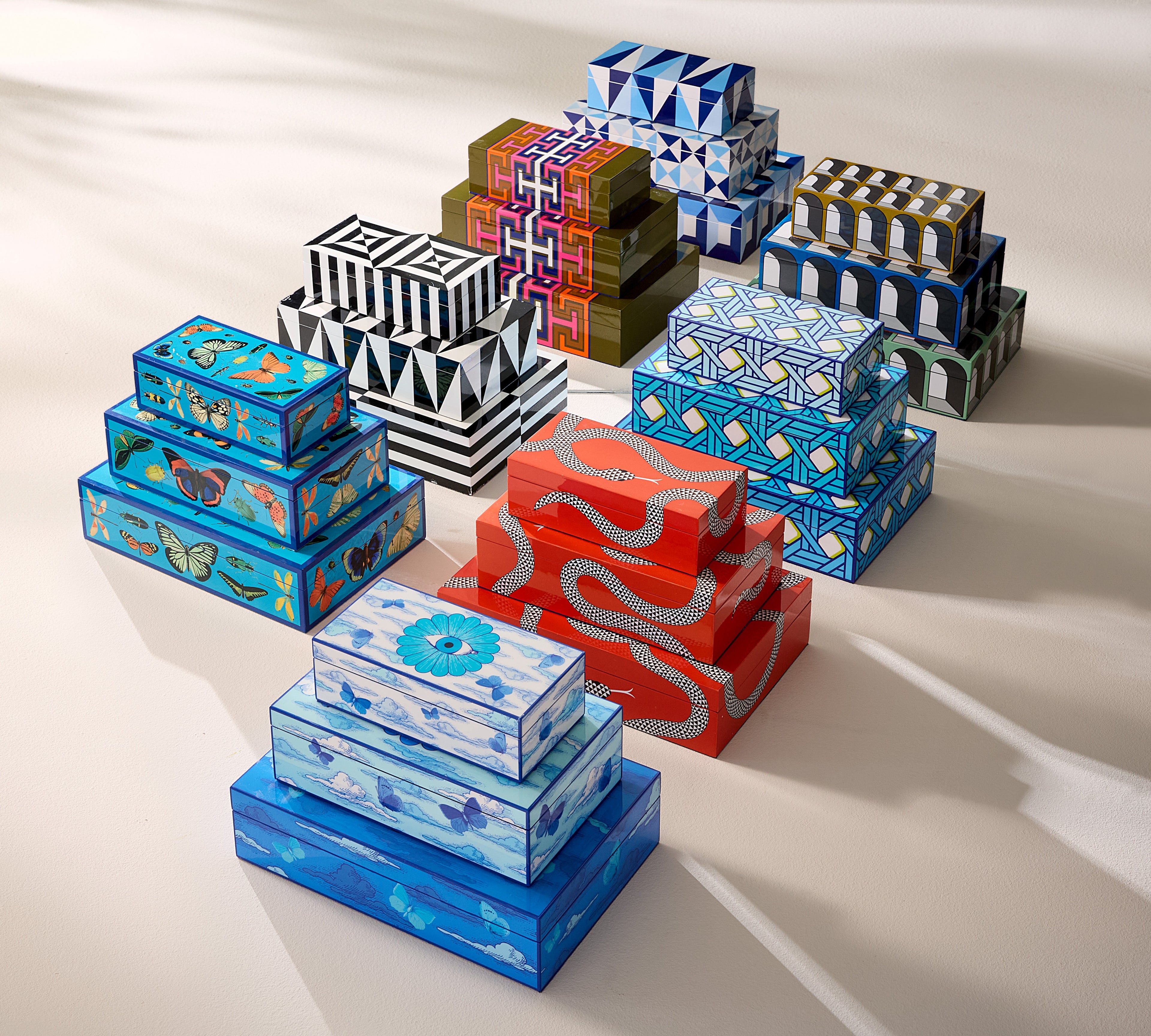 Dekorative Lacquer Boxen von Jonathan Adler