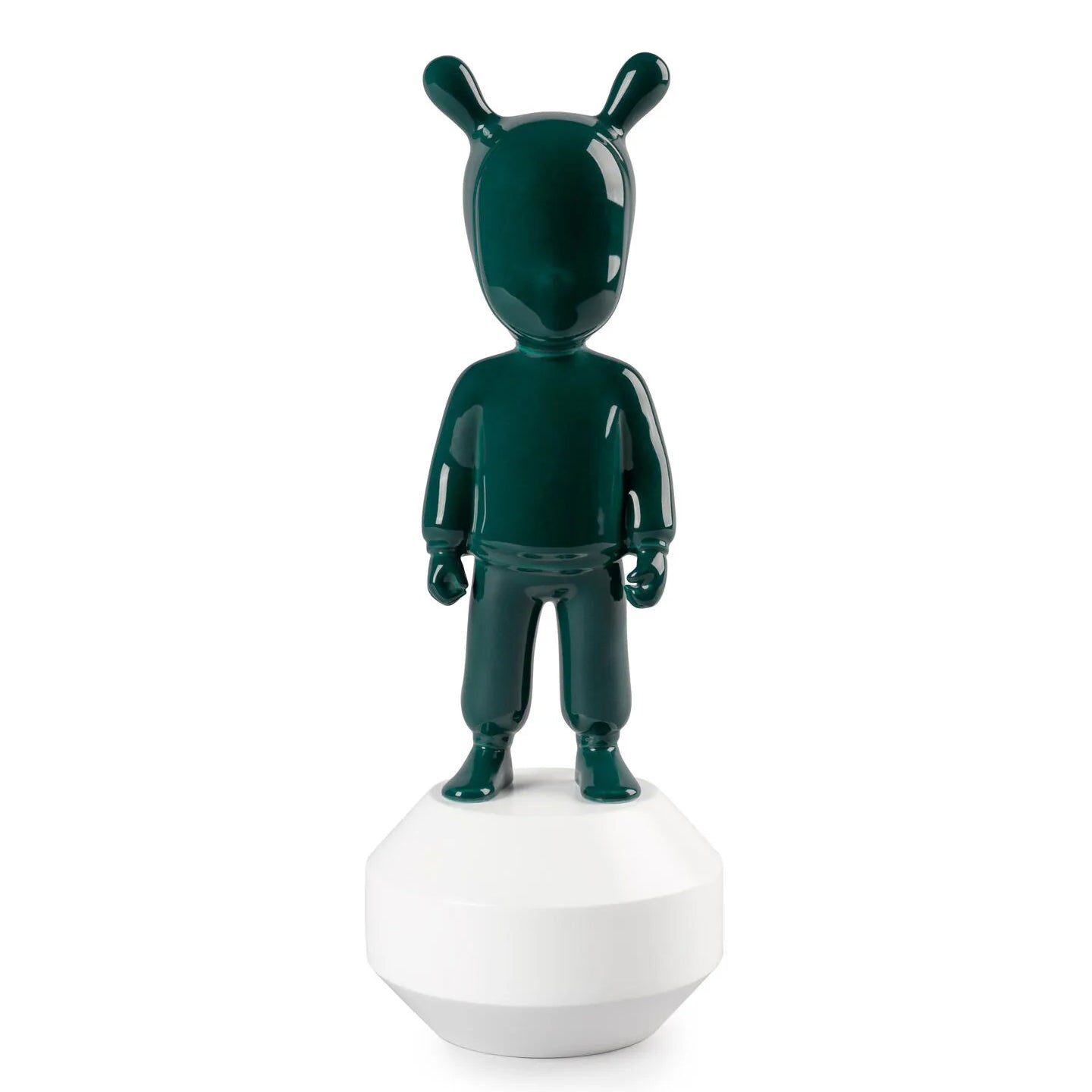 Deko Skulptur THE GUEST der Marke Lladró in Dunkelgrün small