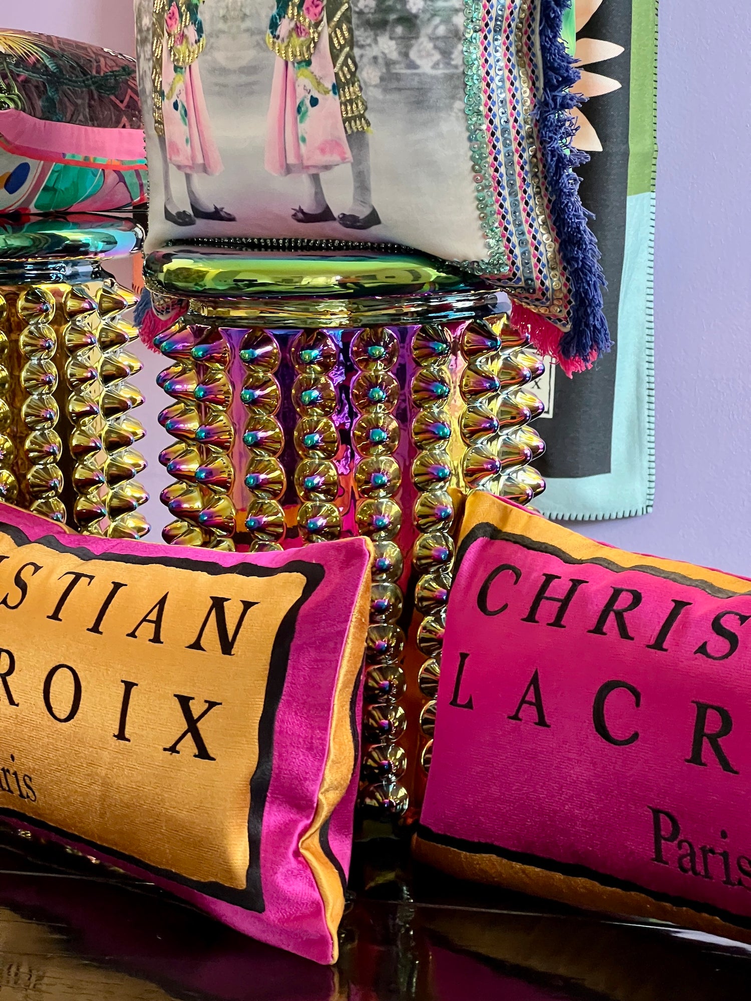 Christian Lacroix COUTURE! Rose Torero Pillow