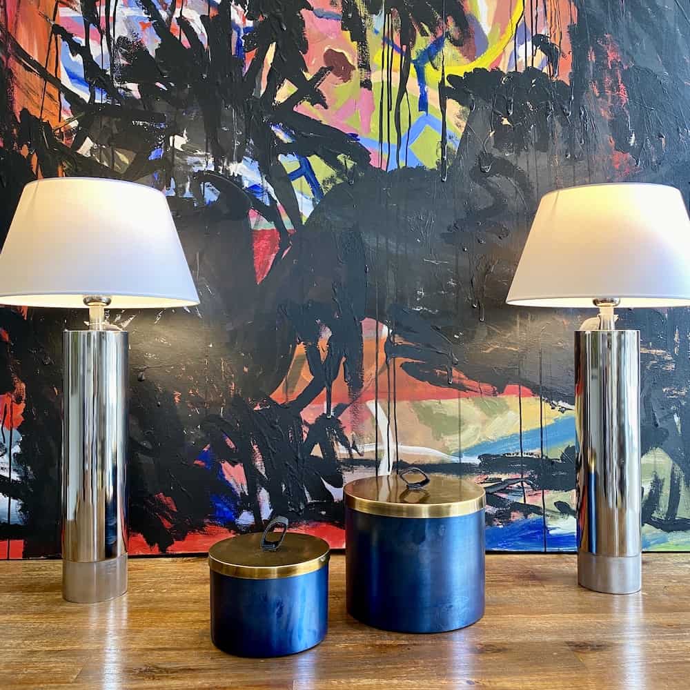 Tischlampe SAVI & Deko Box ALEGRANZO