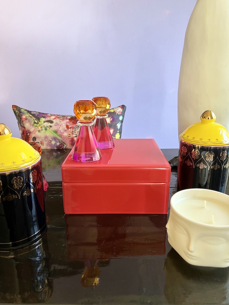Pinke Schmuckbox