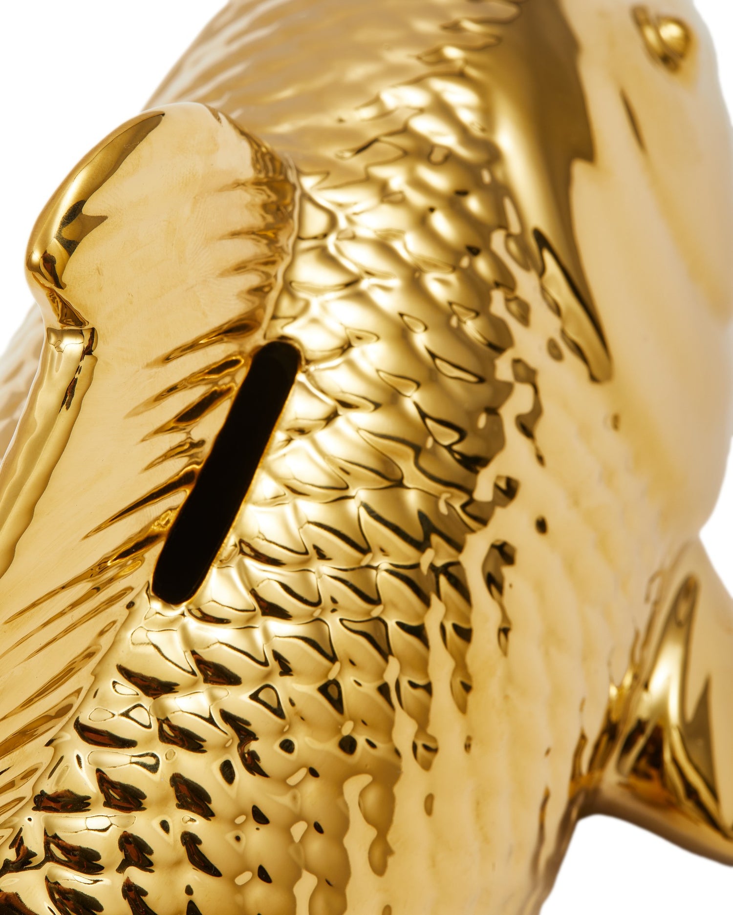 Design-Spardose Fish Moneybox Keramik Koi für Wohnzimmer