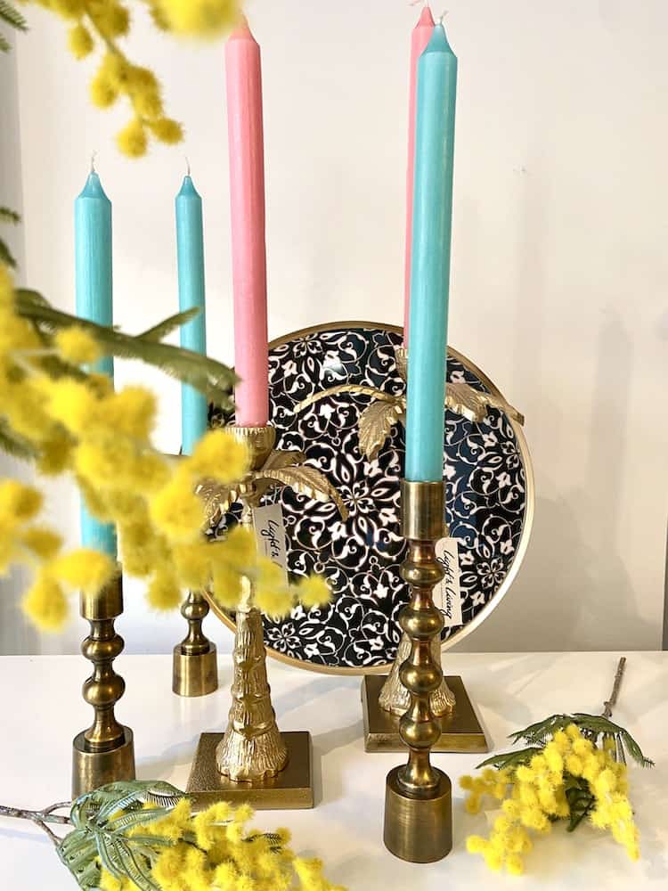 Kollektion Kerzenleuchter in gold & bronze