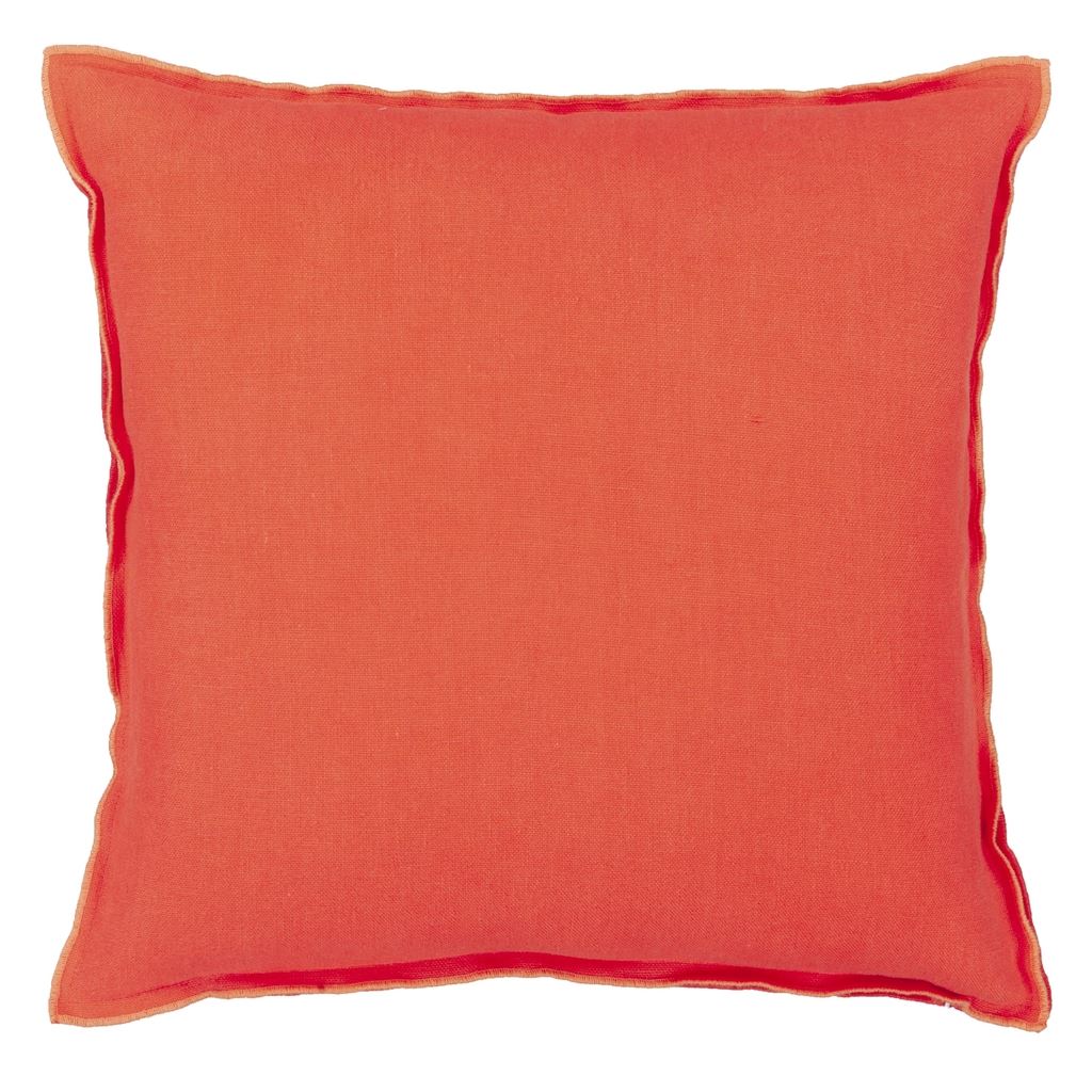 Kissen BRERA LINO NASTURTIUM & PAPAYA der Marke Designers Guild