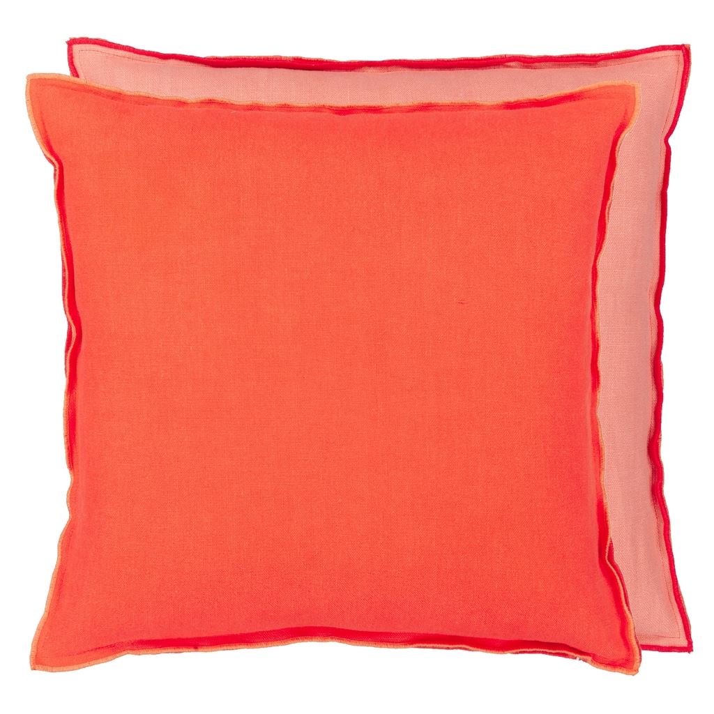 Kissen BRERA LINO NASTURTIUM & PAPAYA der Marke Designers Guild