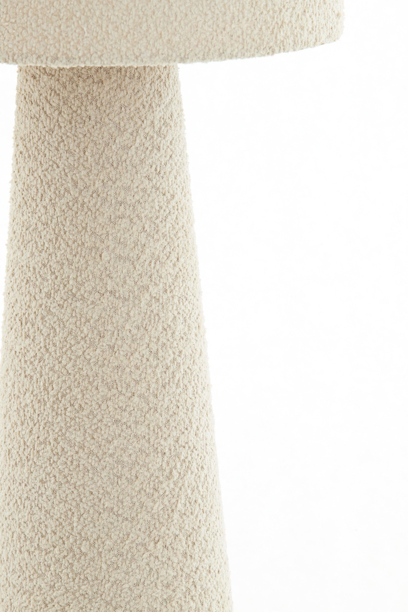 Stehleuchte Ø38x180 cm MICKY sand in runder Form und Sandfarbe