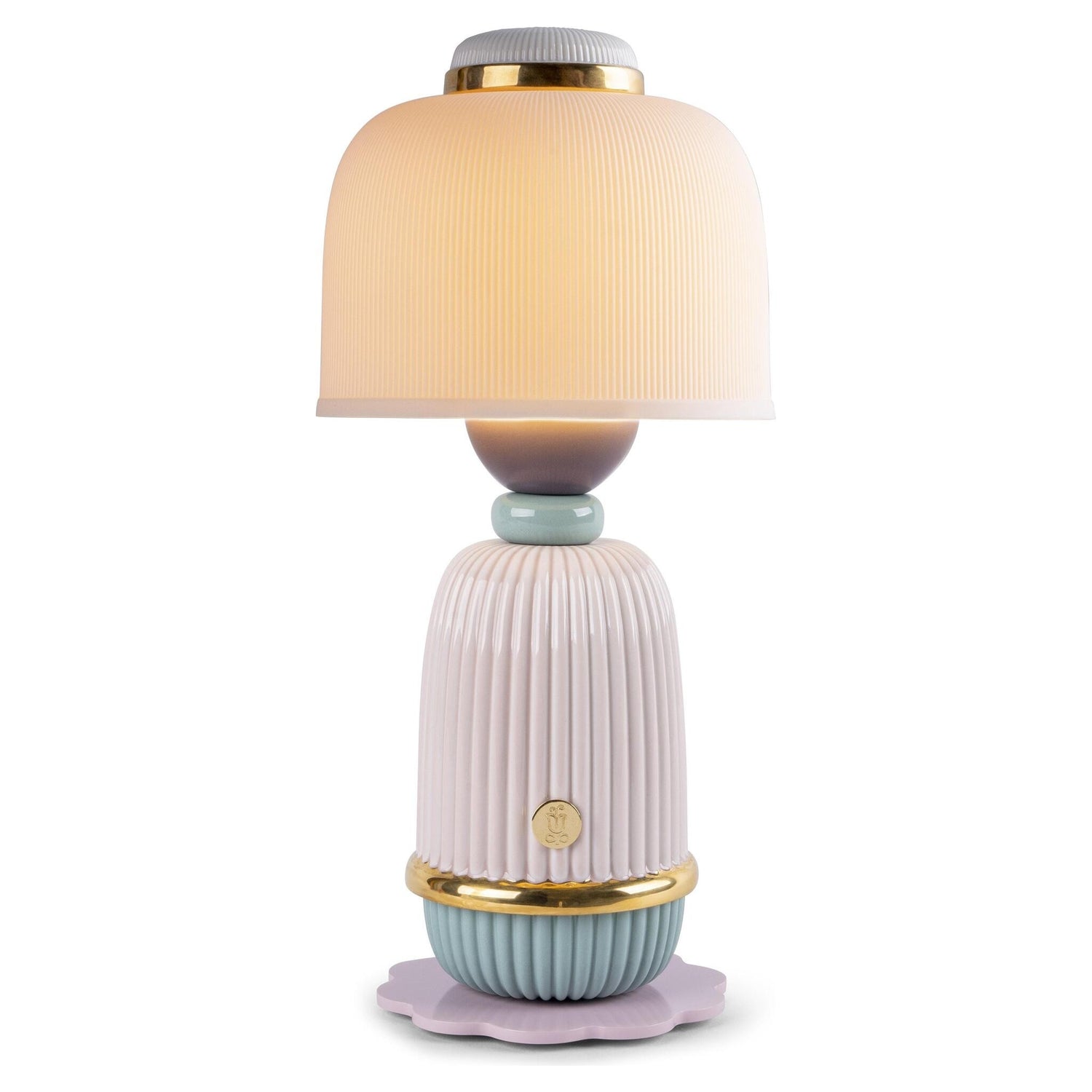 Kokeshi Lampe – Kabellose Porzellanlampe in Rosa, stilvoll