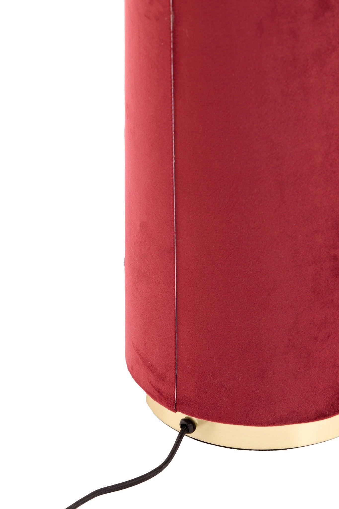 Textile Stehleuchte Ø50x168 cm DEVIA Velvet burgund