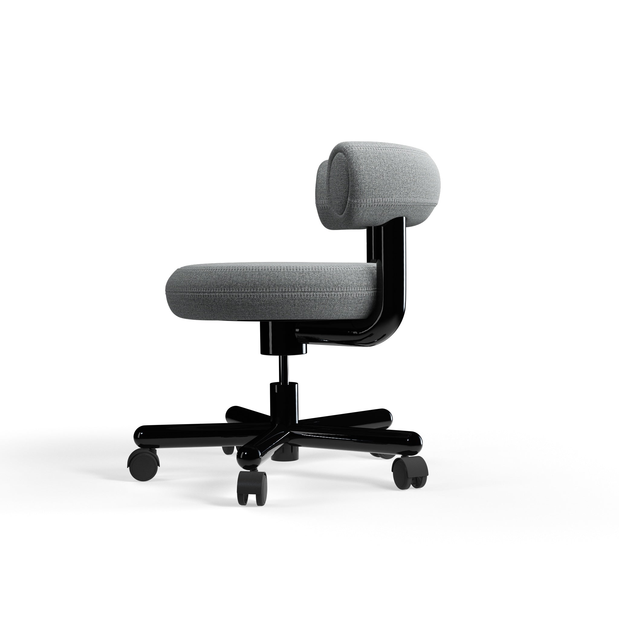 Fat Work Chair – Mid Grey Stoff (Kvadrat Hallingdal 65)